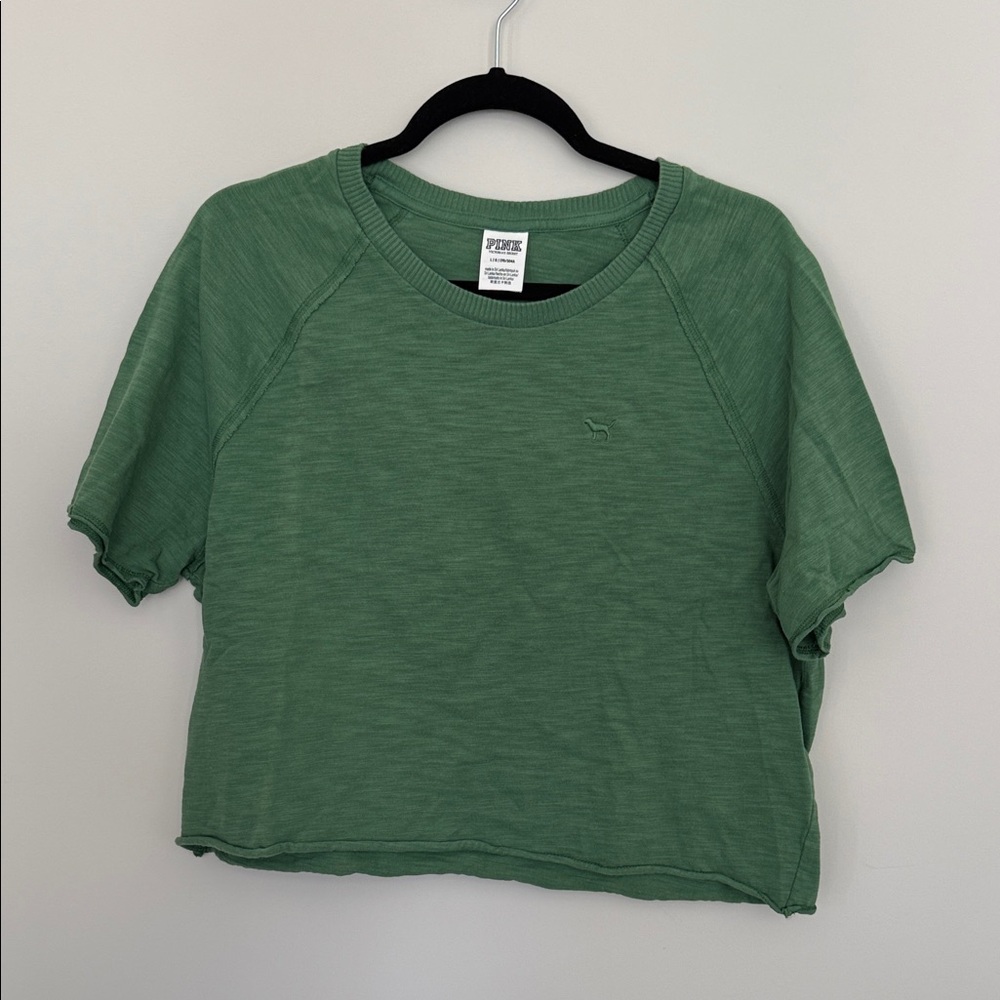 PINK Victoria's Secret Green Tee